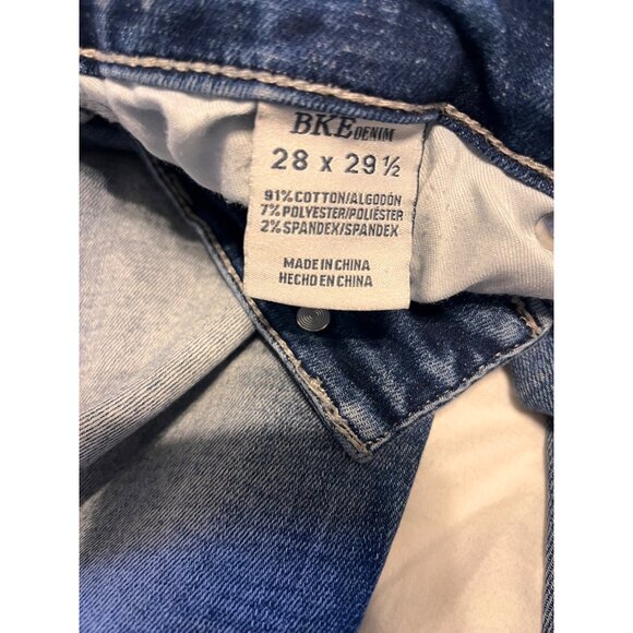 BKE Parker Universal Fit Distressed Blue Jeans Size 28.5" Inseam - Picture 5 of 5